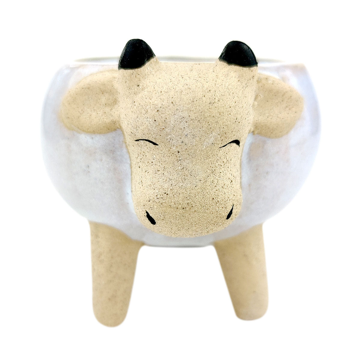 Ceramic Cow Pot for sale, Small ceramic pot for succulents and flowers,  Ceramic Animal Succulent Plant Pot, Succulent gift decor ideas