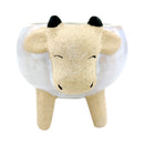 Ceramic Cow Pot for sale, Small ceramic pot for succulents and flowers, Ceramic Animal Succulent Plant Pot, Succulent gift decor ideas