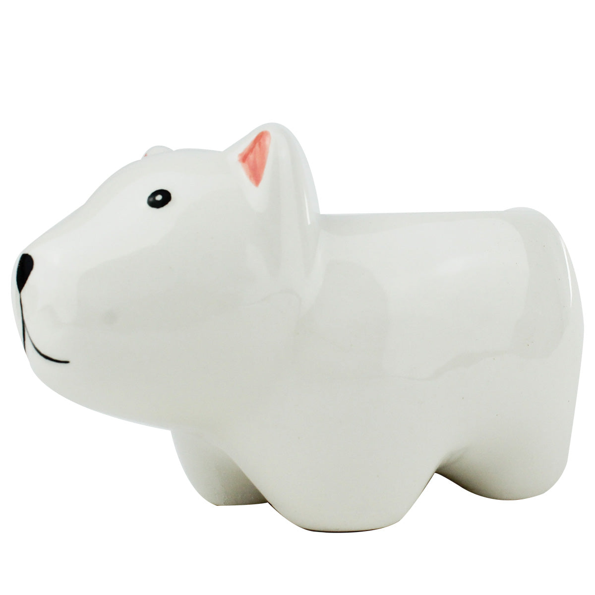 Ceramic Polar Bear Pot for sale, Cute Ceramic Succulent Pot, Polar Bear Planter Decor, Craft Supplies, Succulent Gift Ideas, Polar Bear Succulent Pot