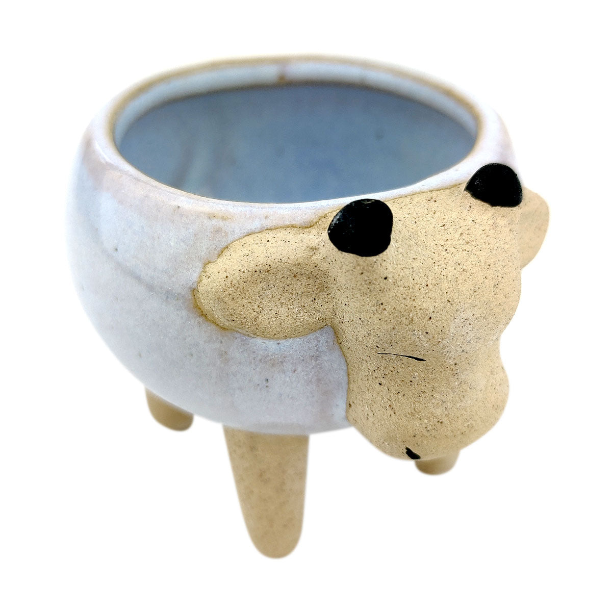 Ceramic Cow Pot for sale, Small ceramic pot for succulents and flowers, Ceramic Animal Succulent Plant Pot, Succulent gift decor ideas