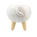 Ceramic Brown Ear Elephant Pot, Ceramic Brown Ear Elephant Pot for sale, Small Succulent and Cactus Pot, Elegant Animal Desk Decor, Home Decor Office Decor, Cute Brown Ear Elephant Pot succulent planter pot, succulent gift ideas