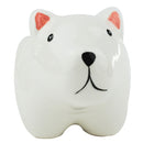 Ceramic Polar Bear Pot for sale, Cute Ceramic Succulent Pot, Polar Bear Planter Decor, Craft Supplies, Succulent Gift Ideas, Polar Bear Succulent Pot