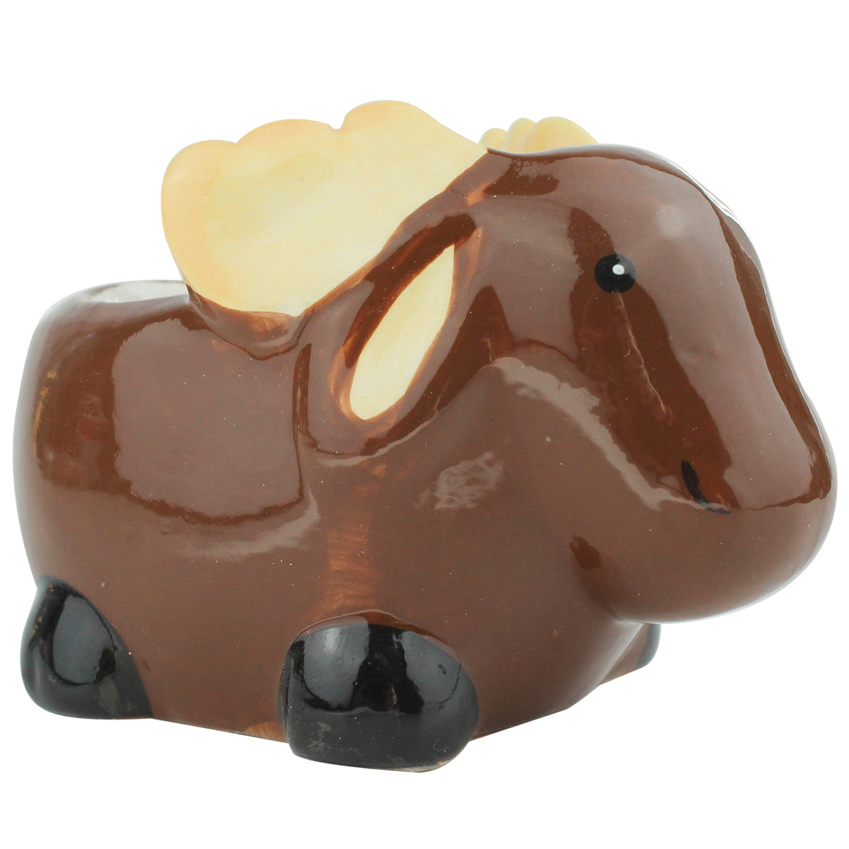 Ceramic Moose Pot for sale, Cute Ceramic Succulent Pot, Moose Planter Decor, Craft Supplies, Succulent Gift Ideas, Moose Succulent Pot, Moose Pot with Seed Growing Kits