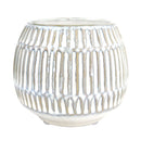 Round Texture Cream Pot for sale, White Ceramic Textured Planter Pot, Small ceramic pot for succulents and cacti, succulent home office decor ideas