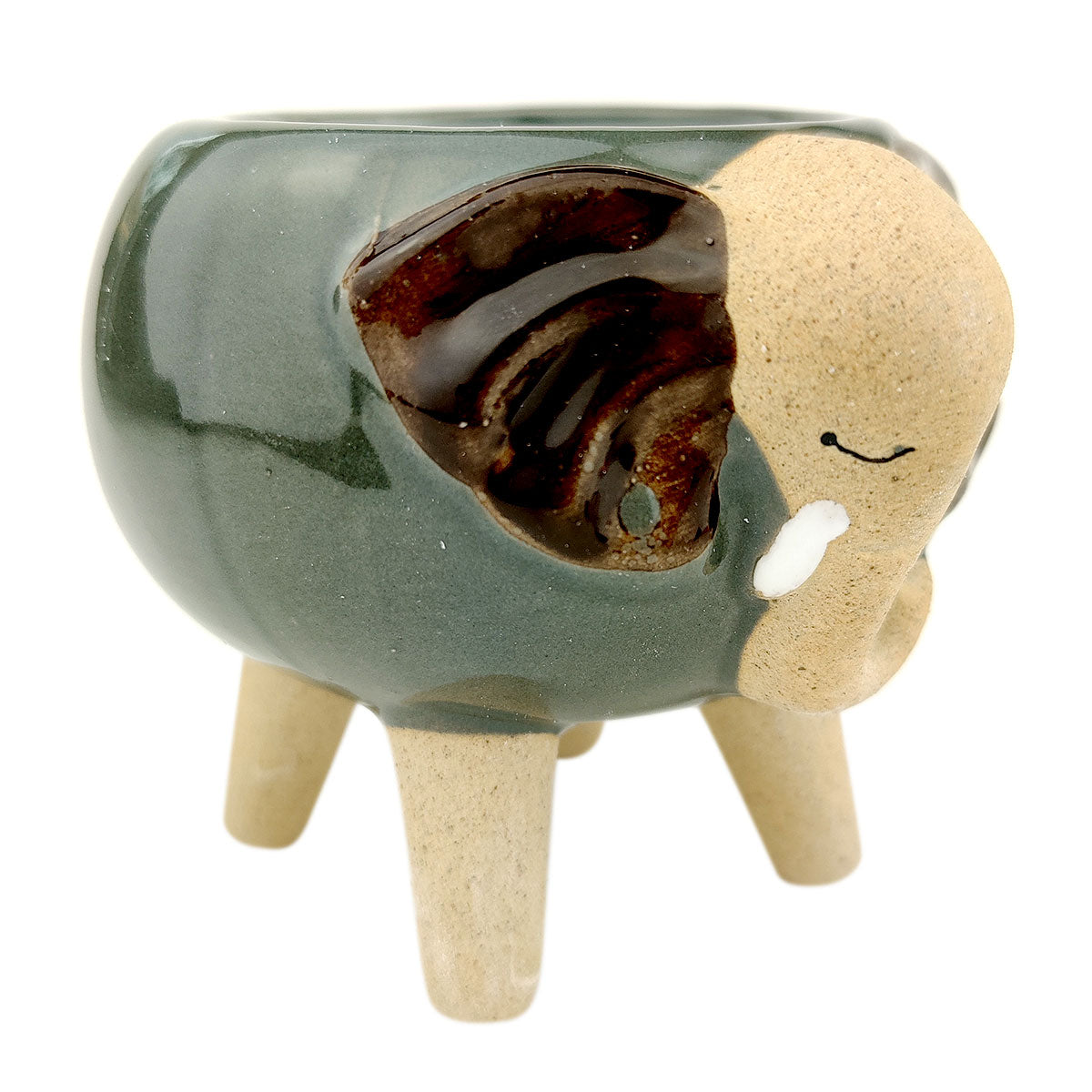 Elephant Ceramic Flower Pot, Elephant Ceramic Pot for sale, Small Succulent and Cactus Pot, Elegant Animal Desk Decor, Home Decor Office Decor, Cute elephant ceramic succulent planter pot, succulent gift ideas