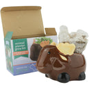 Ceramic Moose Pot for sale, Cute Ceramic Succulent Pot, Moose Planter Decor, Craft Supplies, Succulent Gift Ideas, Moose Succulent Pot, Moose Pot with Seed Growing Kits