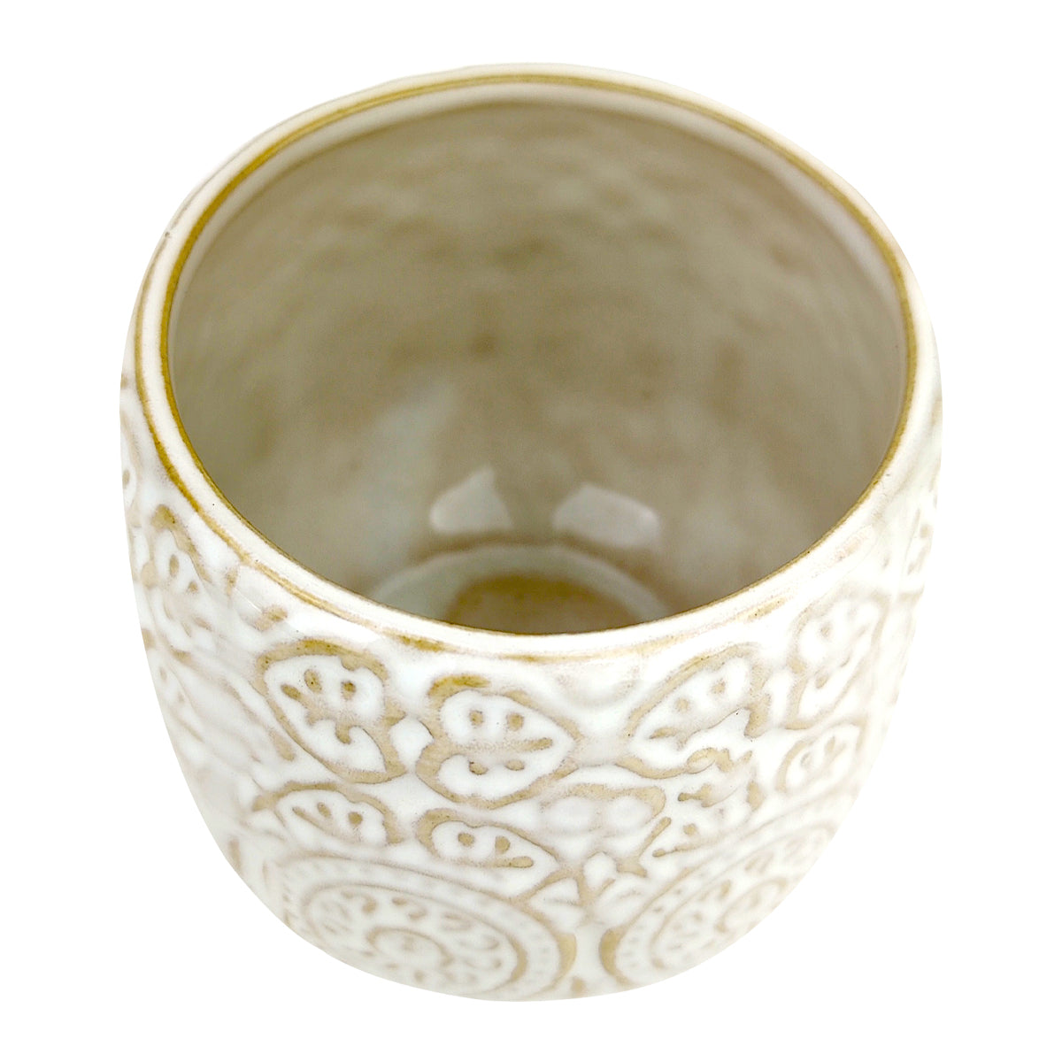 Round Vintage Pot for sale, Pot for cactus and succulent, vintage style home decor, flower pot for sale