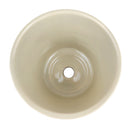 4 inch oatmeal pot for sale, ceramic pot with saucer, pot with saucer and drainage hole for plant