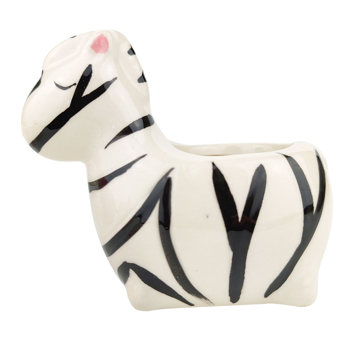 cute animal planter, zebra pot for sale, succulent gift ideas, succulent pots near me, ceramic planter, zebra plant pot, zebra plant pot size 
