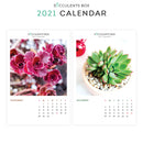 Succulent Calendar 2021, Printable Monthly Cactus and Succulents Calendar, Cute office calendar, Modern office calendar decor, 2021 Succulents Wall Calendar, Nature Themed Home, Office -Housewarming Gift