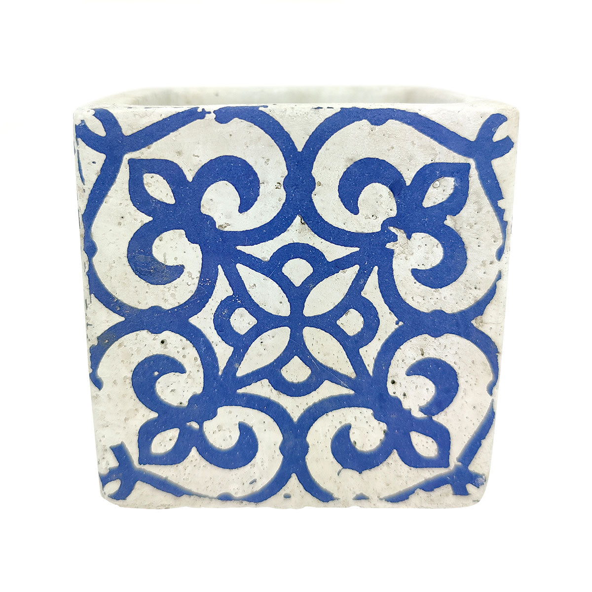 Blue Ornate Pot for sale, Indoor Modern Flower Pot, Ceramic pot for succulent and cactus, Blue floral flower ceramic pot, succulent gift ideas, home decor office decor