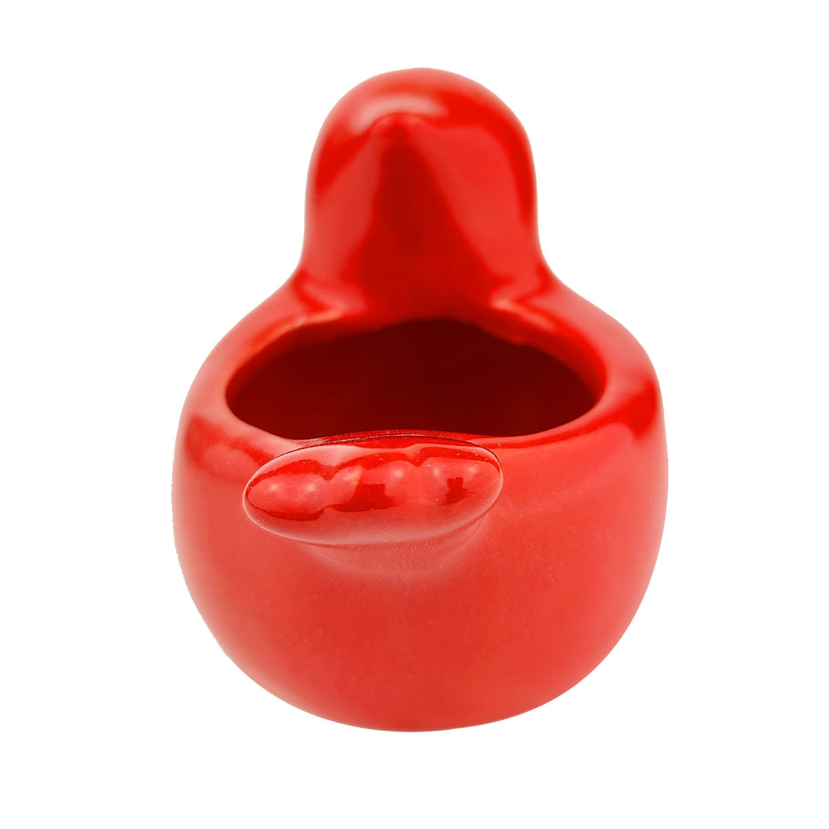 Ceramic Cardinal Flower Pot, Ceramic Cardinal Pot for sale, Small Succulent and Cactus Pot, Elegant Animal Desk Decor, Home Decor Office Decor, Cute Ceramic Cardinal succulent planter pot, succulent gift ideas