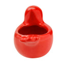 Ceramic Cardinal Flower Pot, Ceramic Cardinal Pot for sale, Small Succulent and Cactus Pot, Elegant Animal Desk Decor, Home Decor Office Decor, Cute Ceramic Cardinal succulent planter pot, succulent gift ideas