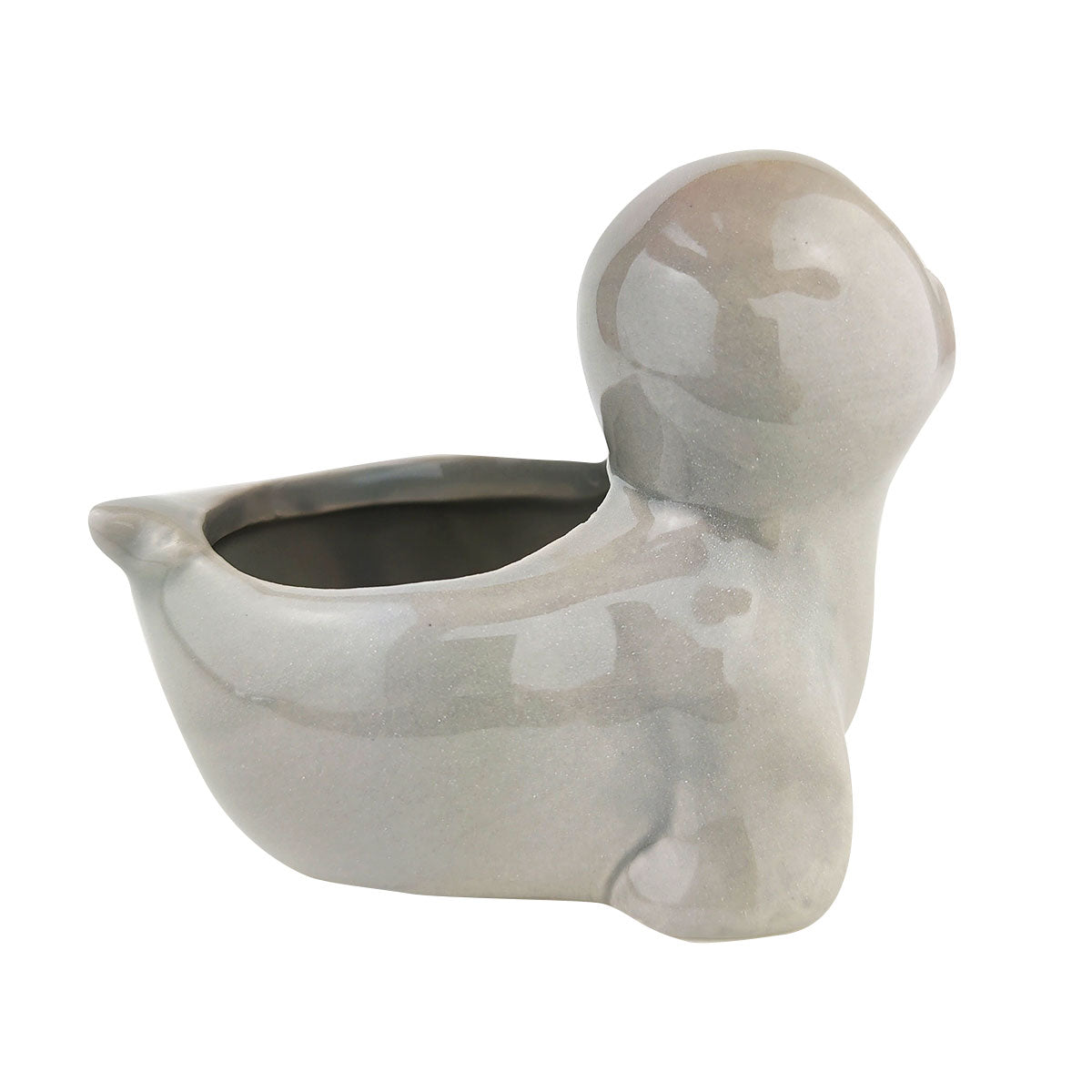 Ceramic Seal Pot, Ceramic Seal Pot for sale, Small Succulent and Cactus Pot, Elegant Animal Desk Decor, Home Decor Office Decor, Cute Ceramic Seal succulent planter pot, succulent gift ideas