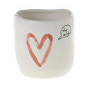 Stay Weird Pot for sale, Heart pot for Valentine&#39;s gift ideas, Succulent gift for her, Valentines pot for succulent plants, Ceramic succulent pot for sale, Home office decor ideas