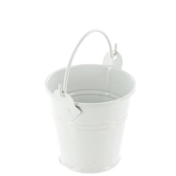 white tin pail for sale