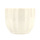 White Ripple Pot for sale, Minimalist style ceramic pot with drainage hole, Elegant ceramic pot gift decor ideas, Mini white ceramic pot for sucuclent and cactus, Flower pot for sale