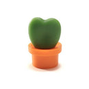 Orange Cactus Fridge Magnet