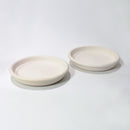 White Clay Saucer 4 inch