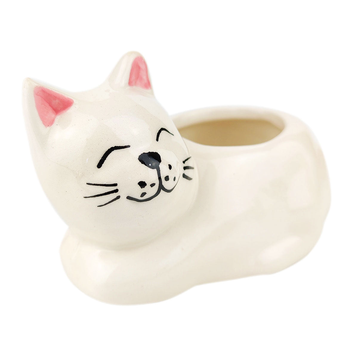 cat succulent pot, cat plant pot, cat planter pot, Ceramic pot, Ceramic cat pot, adorable cat pot, cute cat pot, cute pot, animal pot for succulents, small succulents and cactus pot, elegant desk décor, cute animal planter, cat pot for sale, succulent gift ideas, succulent pots near me, ceramic planter, cat pot