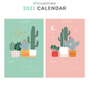 Succulent Calendar 2021, Printable Monthly Cactus and Succulents Calendar, Cute office calendar, Modern office calendar decor, 2021 Succulents Wall Calendar, Nature Themed Home, Office -Housewarming Gift