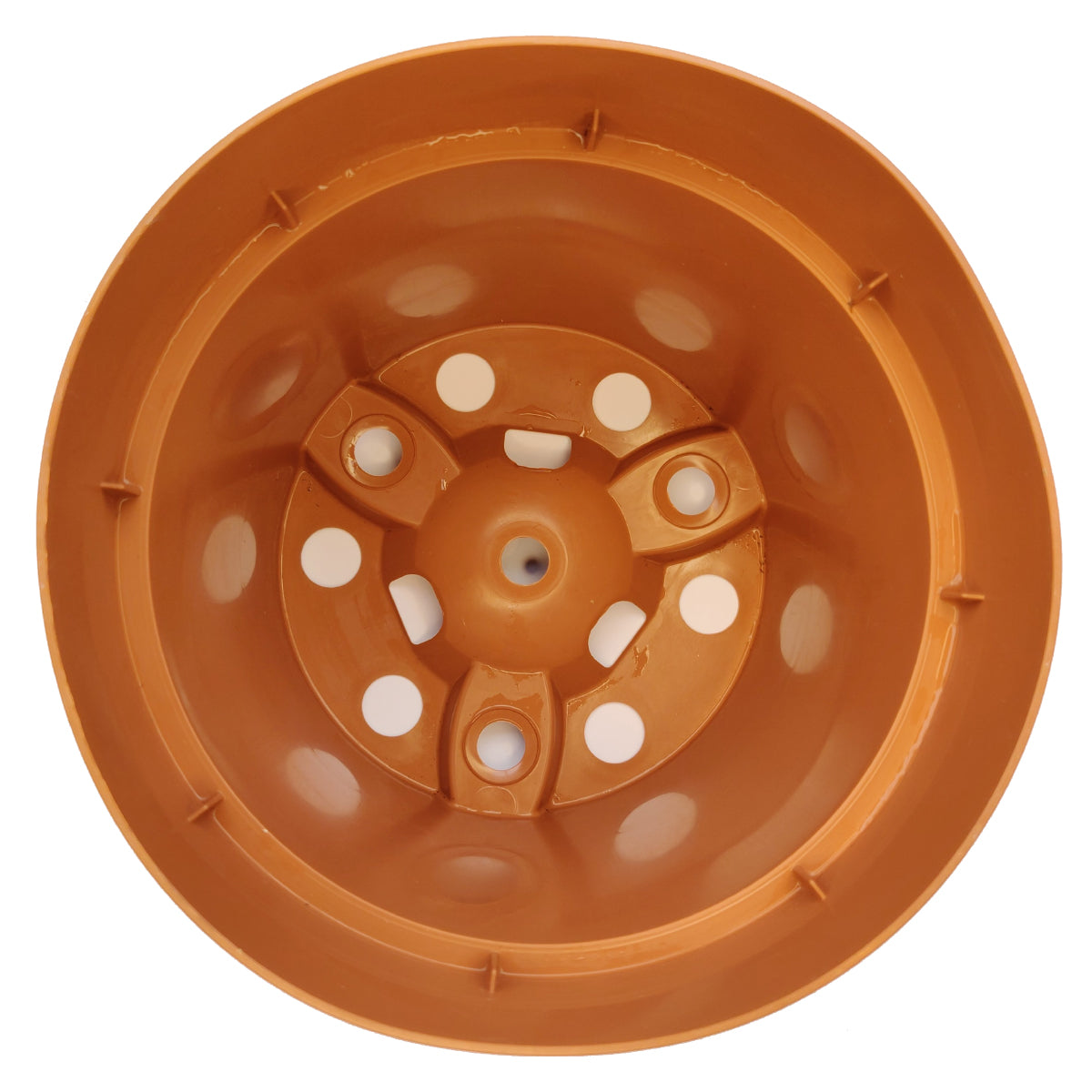 6 Inch Round Plastic Pot for sale, Greenhouse and Nursery Pot, Starter Pots for Seedlings, Garden Supplies, Plastic pot for Succulents, Multicolor Plastic Planter Round Plastic Flower Pot