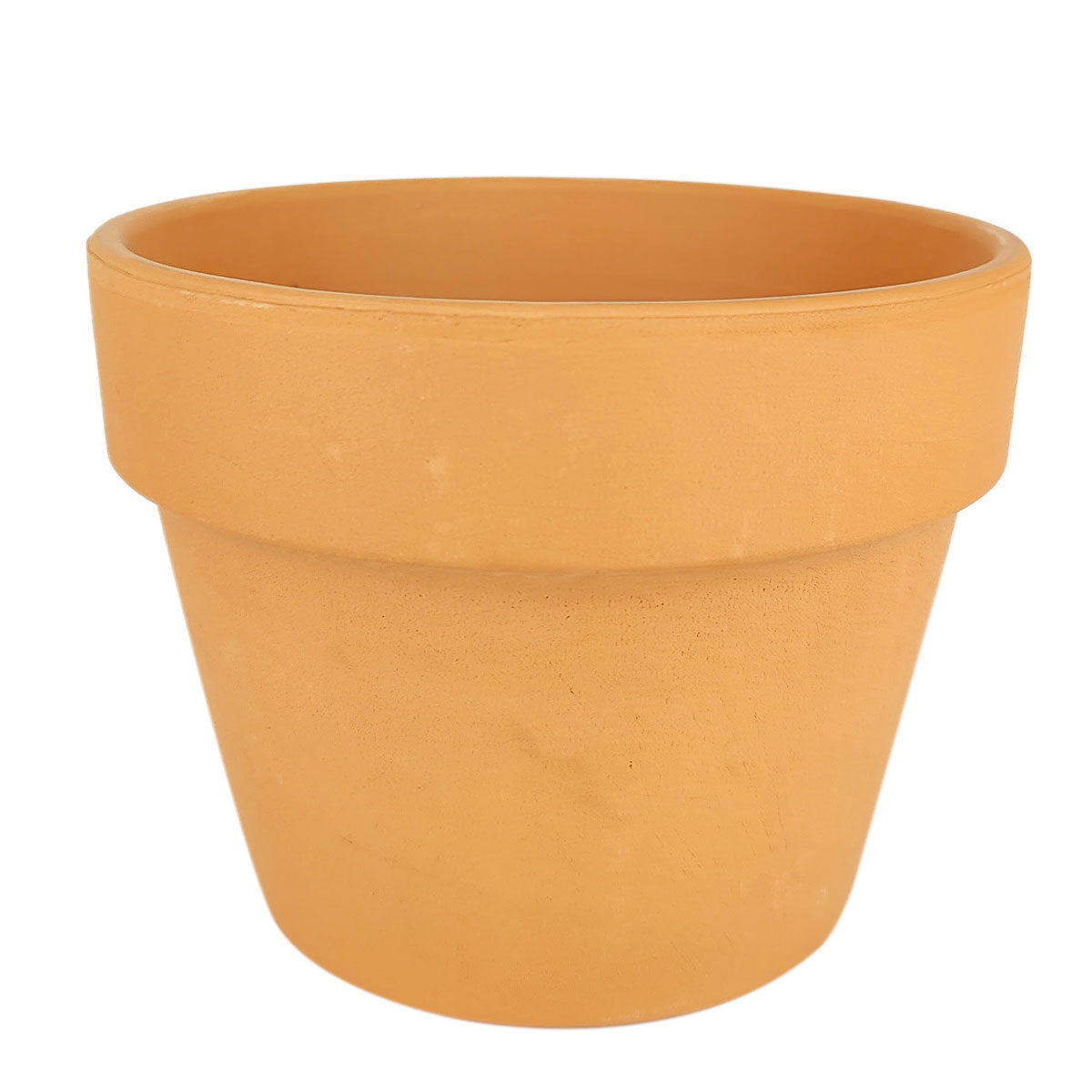 terracotta pot 6 inch, porous and breathable pot for houseplants, basic clay pot, pot for medium houseplant