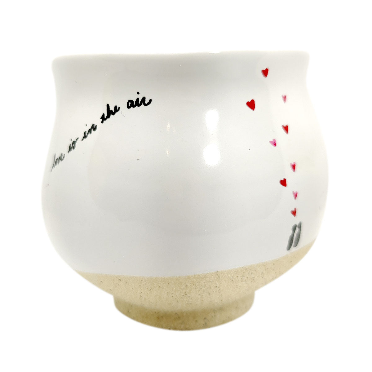 Love Is In The Air Pot for sale, heart pot for Valentines, Ceramic succulent pots for indoor and outdoor, Valentines's day gift ideas, Valentine's day gift for her, succulent pot for sale