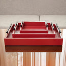 small serving tray, decorative tray for bathroom, decorative tray for living room, modern serving tray, decorative tray centerpiece, red serving tray, tray for home office decor