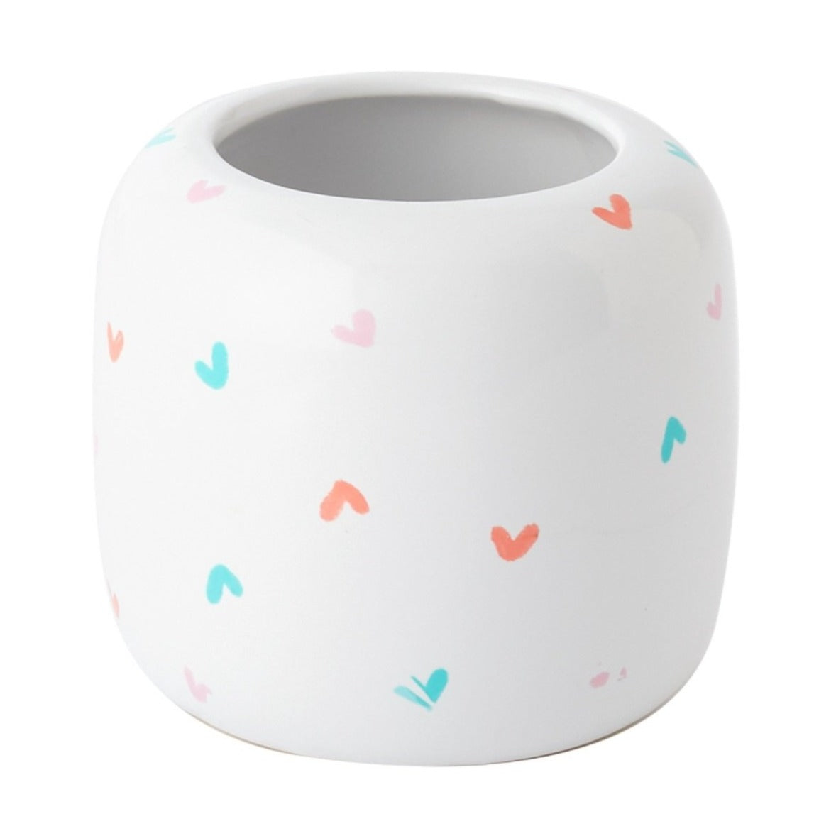 Tiny Heart Pot for sale, Valentines gift ideas, Ceramic pot for succulent and flower, tiny heart vase for home decor