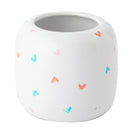 Tiny Heart Pot for sale, Valentines gift ideas, Ceramic pot for succulent and flower, tiny heart vase for home decor