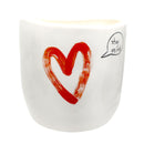 Stay Weird Pot for sale, Heart pot for Valentine&#39;s gift ideas, Succulent gift for her, Valentines pot for succulent plants, Ceramic succulent pot for sale, Home office decor ideas