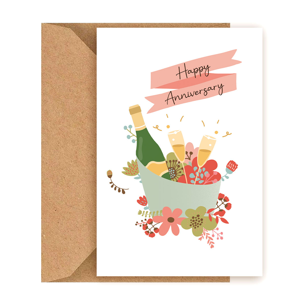 Happy Anniversary Card, card for special occasions, card to send anniversary wishes, greeting card 