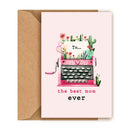 Succulent Happy Mother Day Card for sale, Succulents Greeting Card, Succulents Gift Ideas, Thank Mom Card, Plant Mom Card for Sale