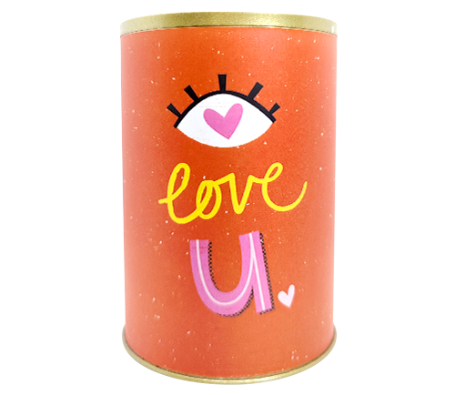 punny tin can for sale, tin pot for succulent and cactus, Valentine's day gift ideas, succulent gift ideas, funny pot for sale, Valentine gift for your lover