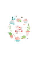 Thank You Card for sale, Succulent Happy Birthday Card for sale, Cactus Greeting Card, Succulents Greeting Card, Succulents Gift Ideas, Thank you card for employee, Employee Appreciation Cards for sale, Corporate succulent gift with thank you card, Thank You Live Succulent Gift Box for sale, Succulent thank you cards with kraft envelope, Succulent thank you cards to suit any occasion, Staff Appreciation Card ideas, Thank you note to employee for a job well done, Thank you card for employee appreciation