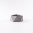 geometrical concrete pot