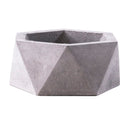 geometrical concrete pot