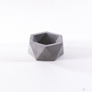 geometrical concrete pot
