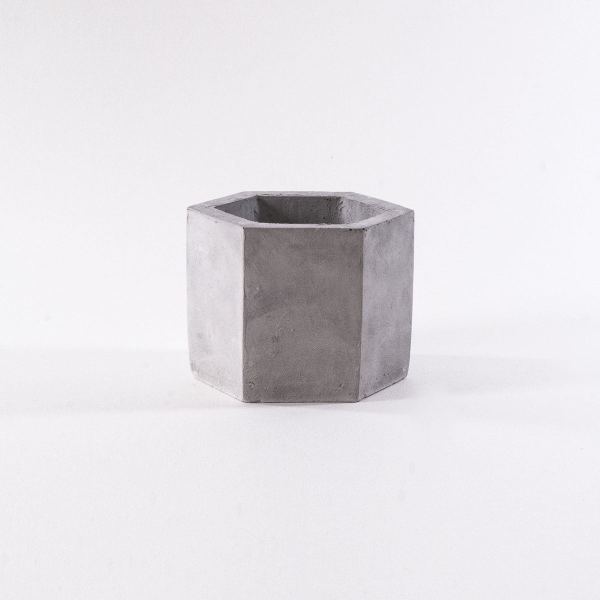 hexagon mini planter, geometric pot, cement planter, garden gift, garden shop