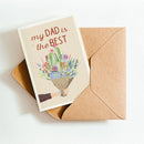 My dad is the best card, Best Dad Card, Dad is the best card, Father&#39;s day greeting cards, Father&#39;s day succulent card, Father&#39;s day cards 2023, Father&#39;s Day card ideas, Succulent dad card, card for Father&#39;s day, succulent card for Father&#39;s day, plant card