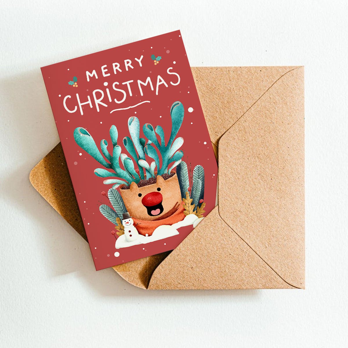 Merry Christmas Card for sale, Succulent Merry Christmas Card for sale, Cactus Greeting Card, Succulents Greeting Card, Succulents Gift Ideas, Merry Christmas Cactus Card, Merry Christmas Succulents Card