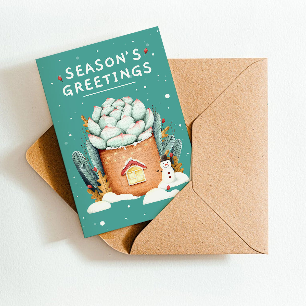 Season Greetings Card for sale, Succulent Season Greetings Card for sale, Cactus Greeting Card, Succulents Greeting Card, Succulents Gift Ideas, Season Greetings Cactus Card, Season Greetings Succulents Card