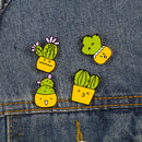 Cute Cactus Enamel Pin for sale, Prickly Pear pin, Metal Plated Lapel Pin, Succulent Pin Badge for sale, Cactus Gift Craft Ideas, cactus, cactus succulent, succulent cactus, cacti, cactus and succulents, succulents box, succulent shop, buy succulents online