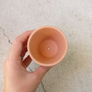Terracotta succulent clay pot with a drainage hole foe sale, Buy small clay pot for succulent and cactus
