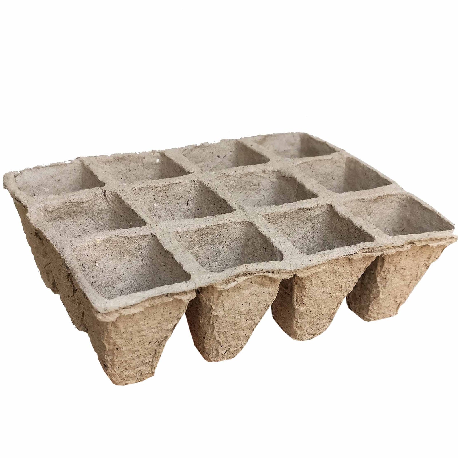biodegradable tray 12 cells, peat seedling starter trays, biodegradable tray