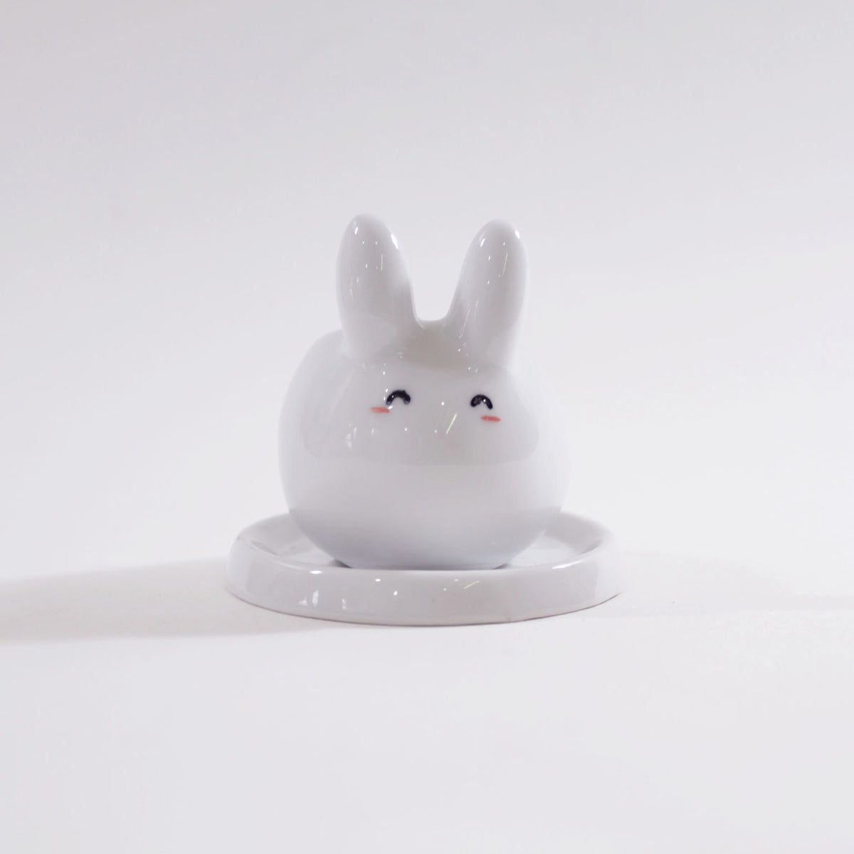 rabbit flower pot, white ceramic pot