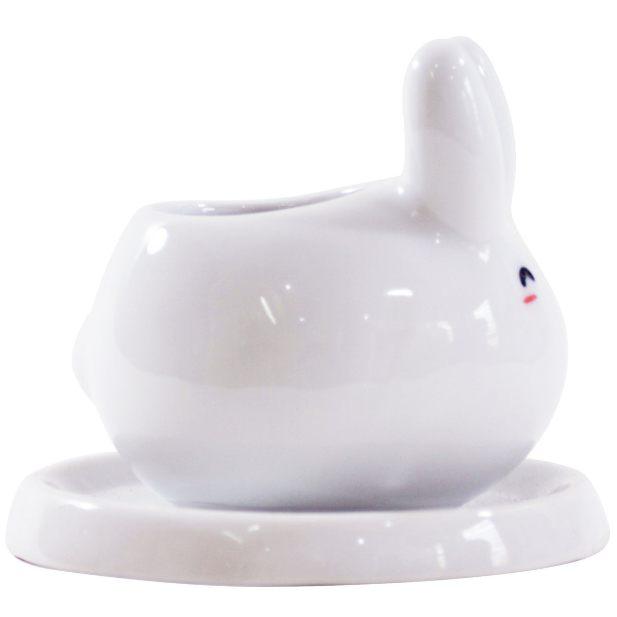 bunny pot, ceramic bunny pant pot