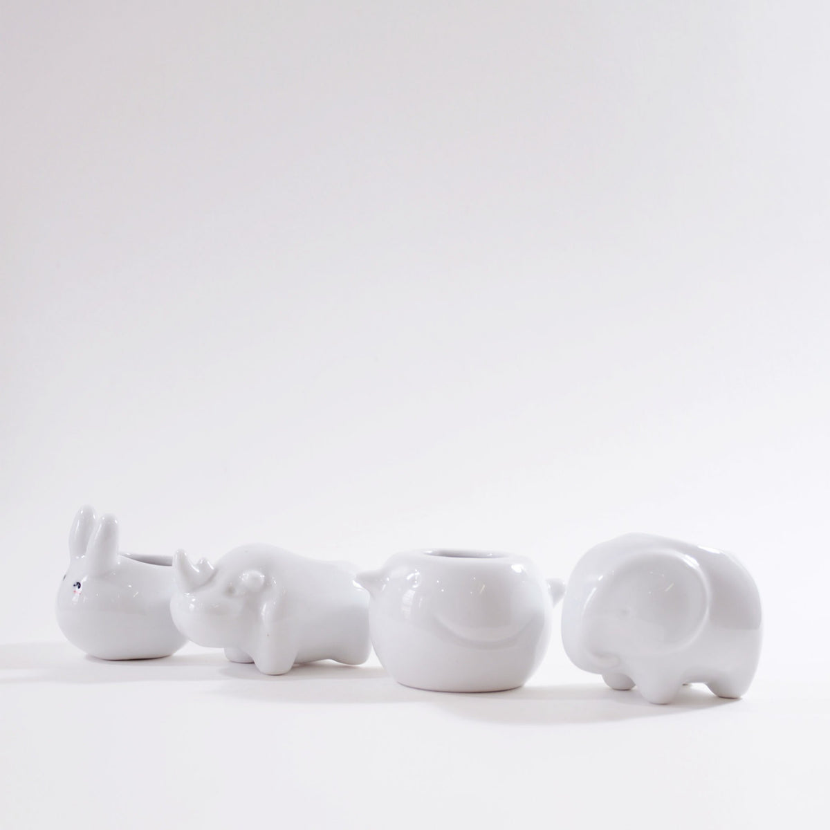 cute bunny planter, flower pot ideas