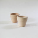 2&#39;&#39; White Clay Pot